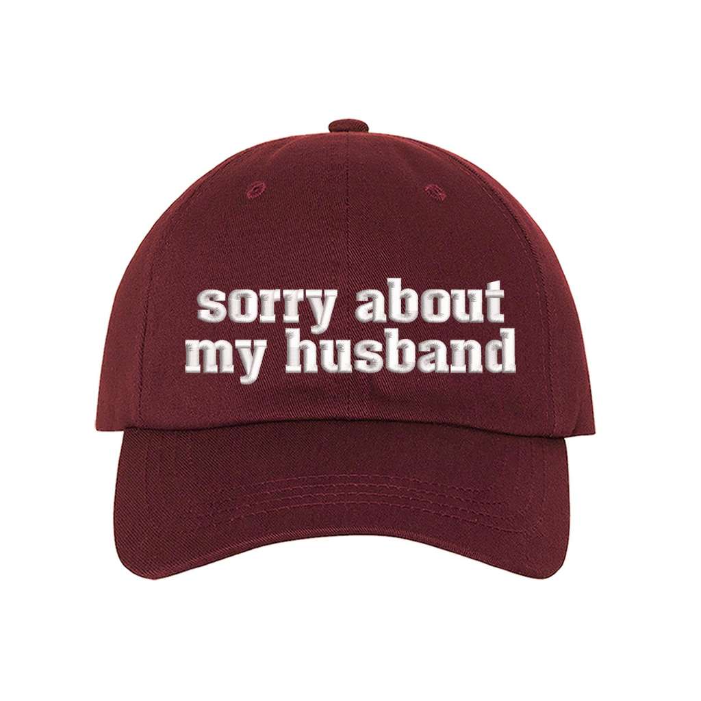 Sorry About My Husband Baseball Cap