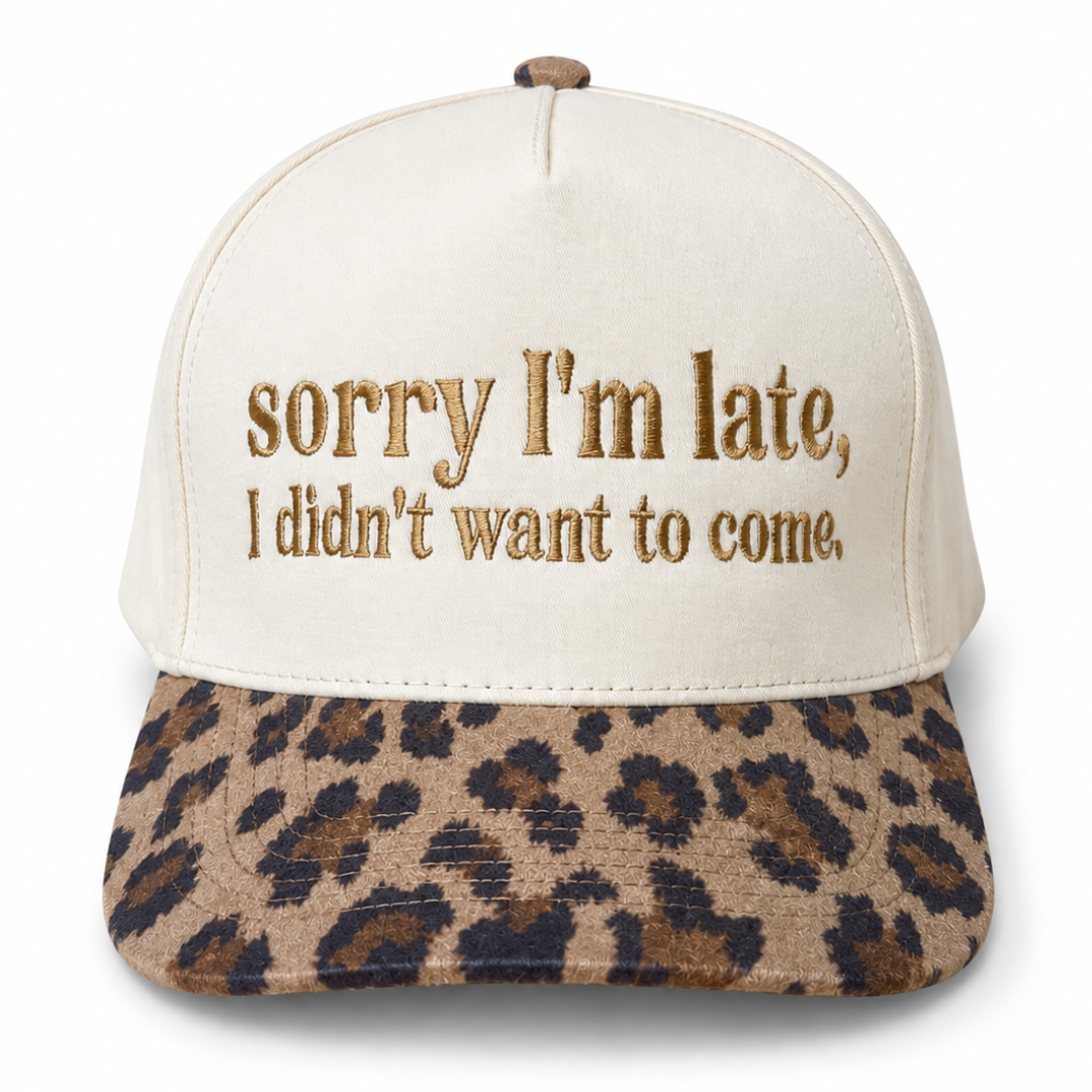 Leopard Brim Trucker Hat
