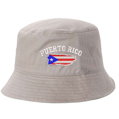 Puerto Rico Flag Map Baseball Hat