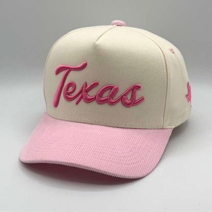 Texas 3D Corduroy Baseball Hat
