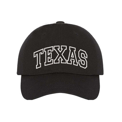 Black Minimalist outline of Texas for Lone Star State lovers who want a simple yet bold design – DSY Lifestyle.