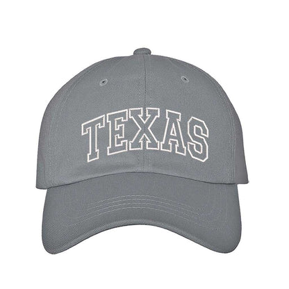 Gray Minimalist outline of Texas for Lone Star State lovers who want a simple yet bold design – DSY Lifestyle.