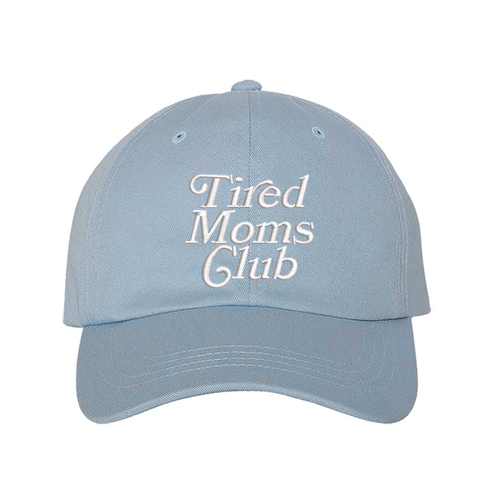 Sky Blue Cozy, embroidered hat for the moms who are doing their best and need a little humor – DSY Lifestyle.