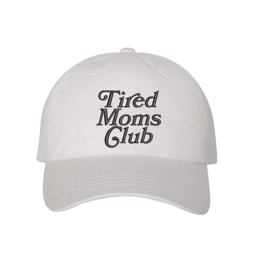 White Cozy, embroidered hat for the moms who are doing their best and need a little humor – DSY Lifestyle.