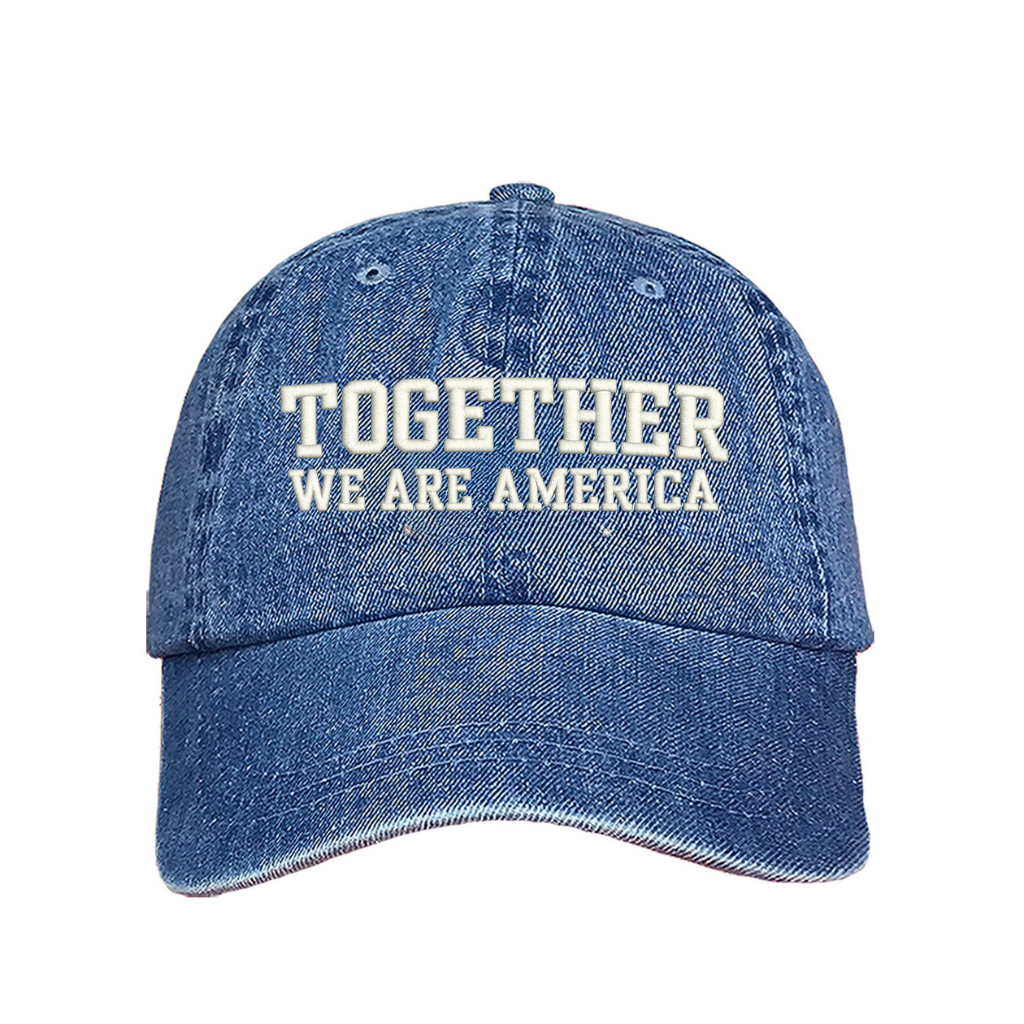 Together we are America baseball hat Denim - DSY Lifestyle