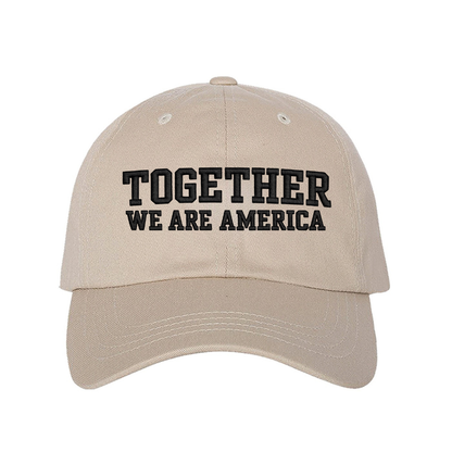 Together we are America stone baseball hat - DSY Lifestyle