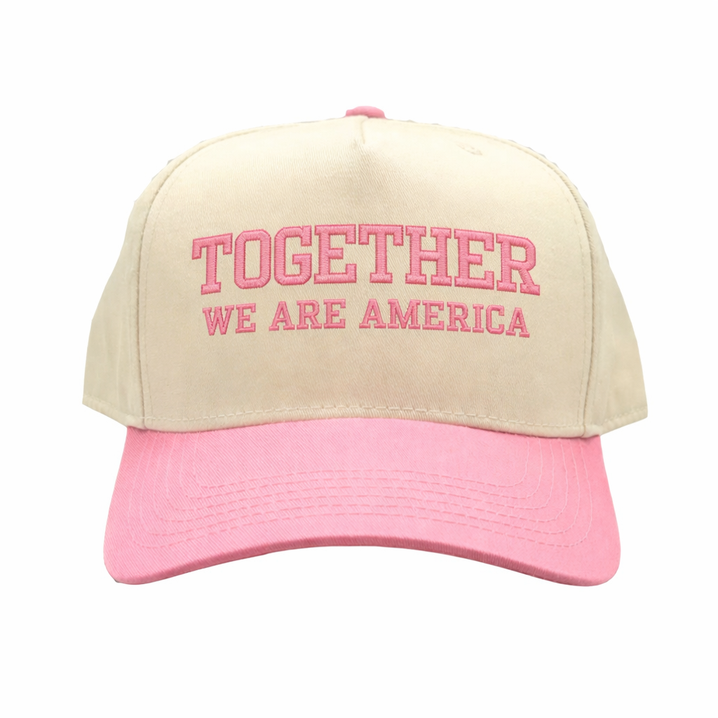 Together We Are America Hat – Unity &amp; Latina Pride Embroidered Baseball Cap