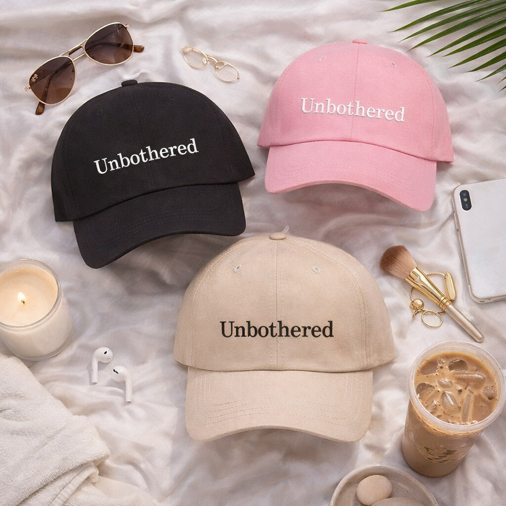 Three hats with &