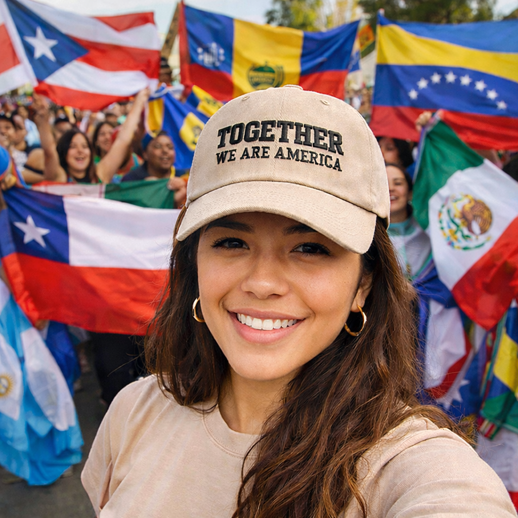 Together We Are America Hat – Viral Quote Inspired by Bad Bunny Halftime Moment