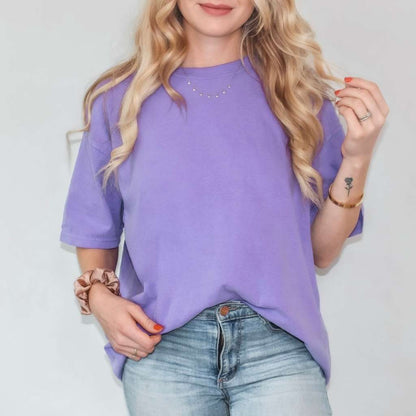 Comfort Colors Vintage Washed Unisex T-shirt Violet - DSY Lifestyle