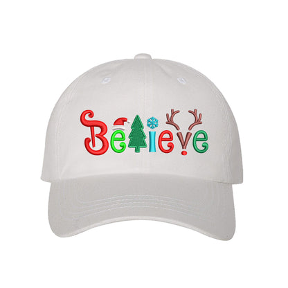 Believe Baseball Hat | Christmas Baseball Cap