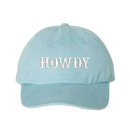 Howdy Washed Baseball Hat - Country Rodeo Baseball Hat