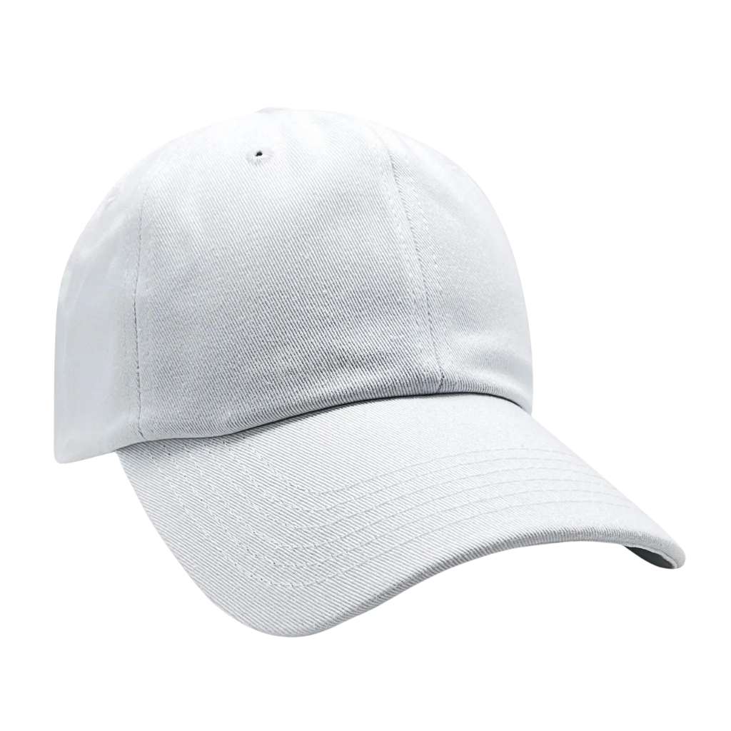 White Classic Baseball Cap - DSY Lifestyle Baseball Hats