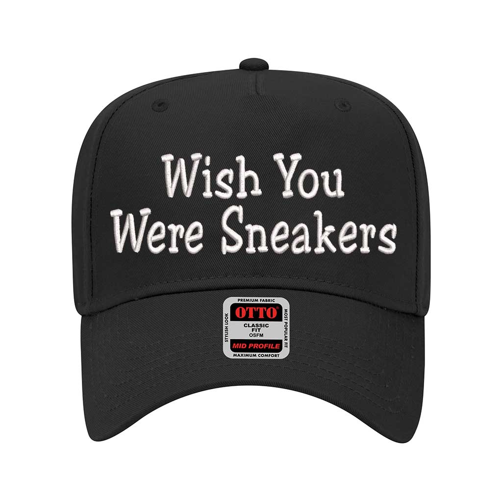 Wish You Were Sneakers 5 Panel Baseball Hat
