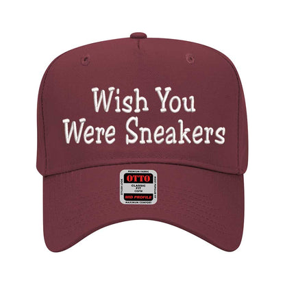 Wish You Were Sneakers 5 Panel Baseball Hat