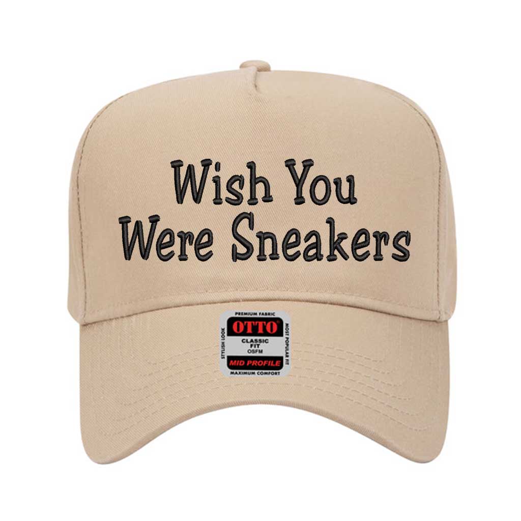 Wish You Were Sneakers 5 Panel Baseball Hat