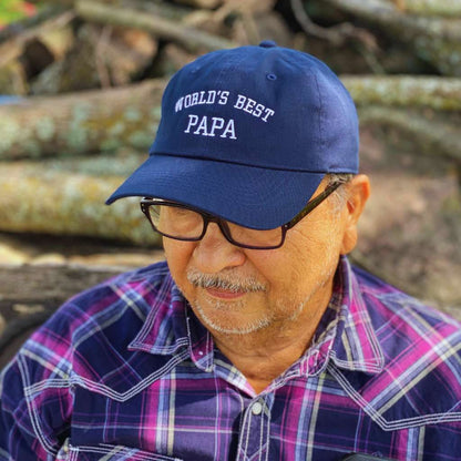 Worlds Best Papa Baseball Hat
