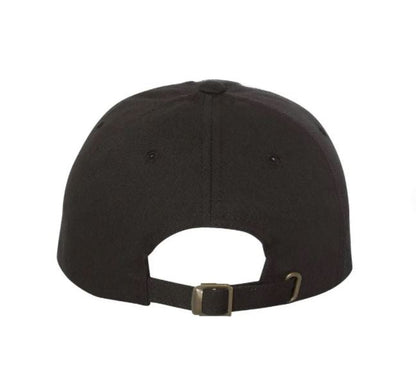 Back of baseball hat showing the brass buckle - DSY Lifestyle