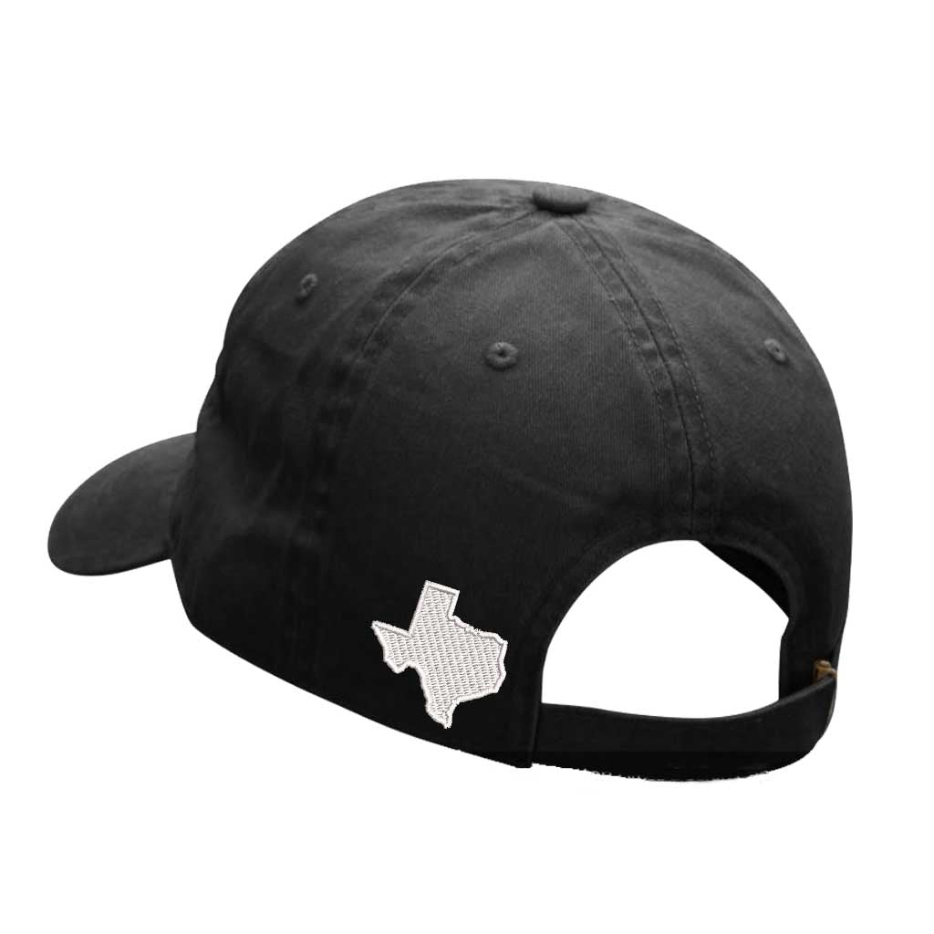 Texas Outline Embroidered Baseball Hat