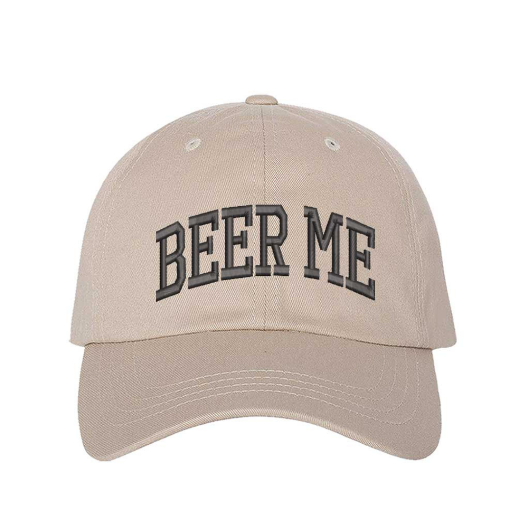 Stone Beer Me Embroidered Baseball Hat with bold stitching, breathable cotton fabric, and adjustable strap for a perfect fit – DSY Lifestyle