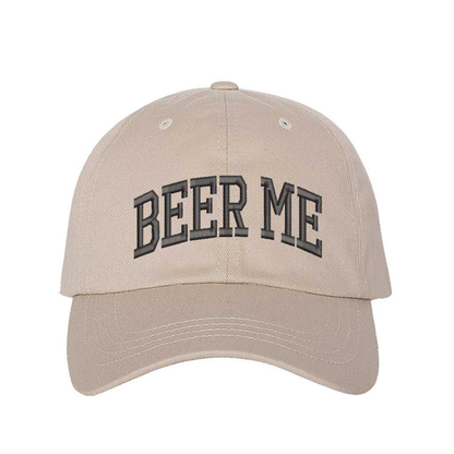 Stone Beer Me Embroidered Baseball Hat with bold stitching, breathable cotton fabric, and adjustable strap for a perfect fit – DSY Lifestyle