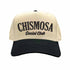 Natural Black Chismosa Social Club embroidered 5 panel baseball hat with premium stitching and adjustable strap – DSY Lifestyle