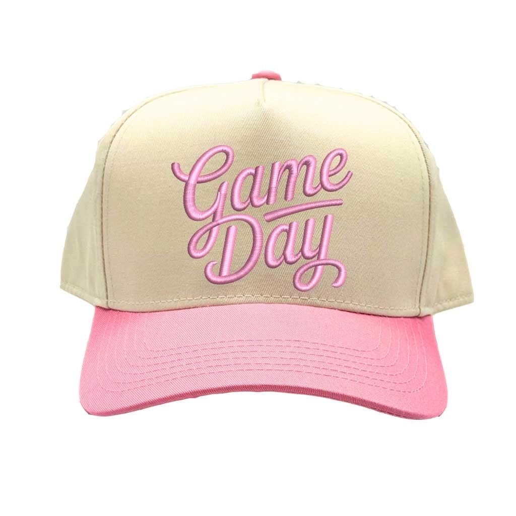 Natural Light Pink Game Day 3D Baseball Hat Trendy Unisex Adjustable Baseball Cap for Streetwear, Tailgates, Rodeos &amp; Festival Fashion - DSY Lifestyle