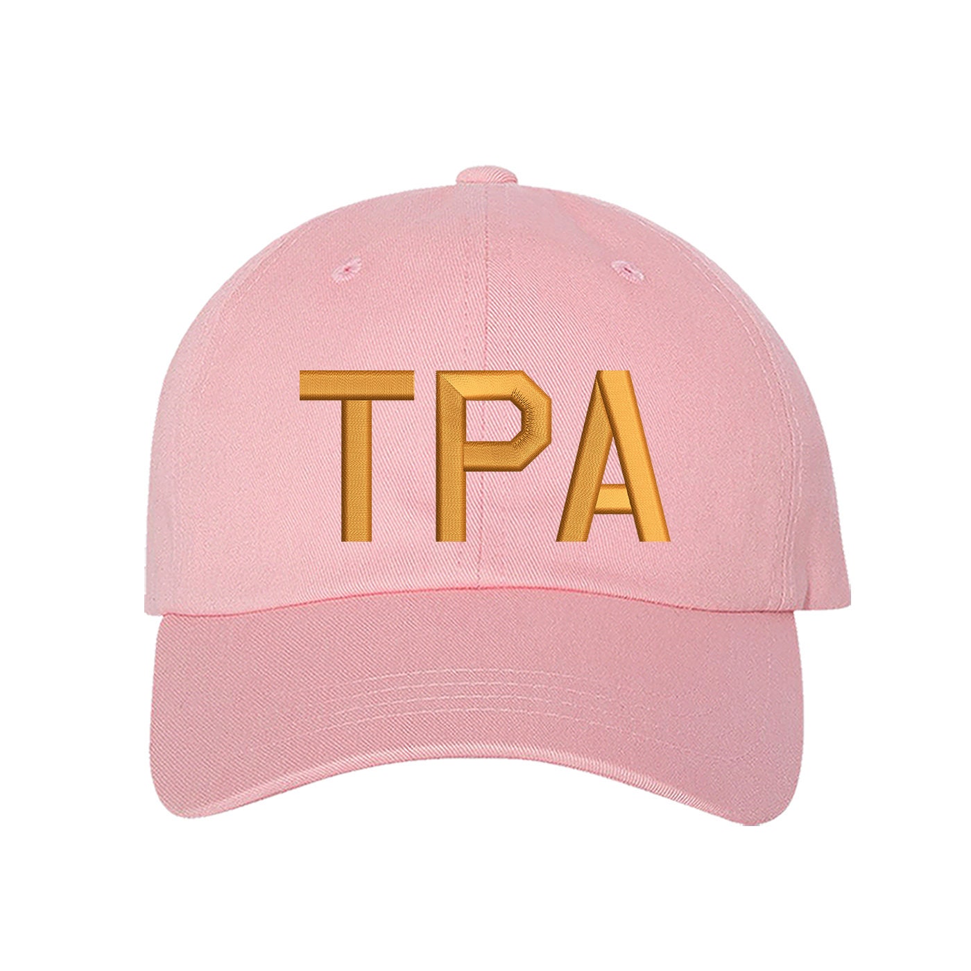 Custom embroidered airport code travel hat — DSY Lifestyle