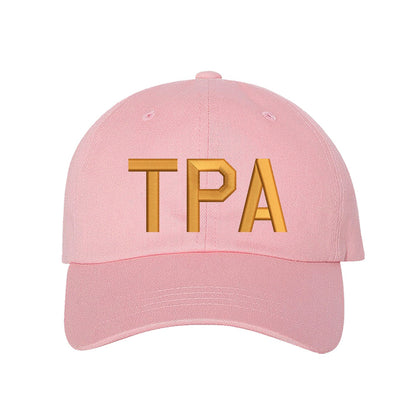 Custom embroidered airport code travel hat — DSY Lifestyle