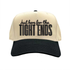 Natural Black Just Here For The Tight Ends Two Tone 5 Panel Embroidered Baseball Hat with bold embroidery and adjustable snapback fit – DSY Lifestyle