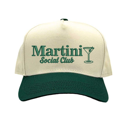 Martini Social Club Embroidered Baseball Cap