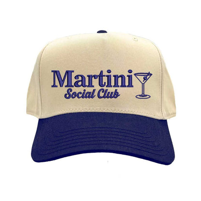 Martini Social Club Embroidered Baseball Cap