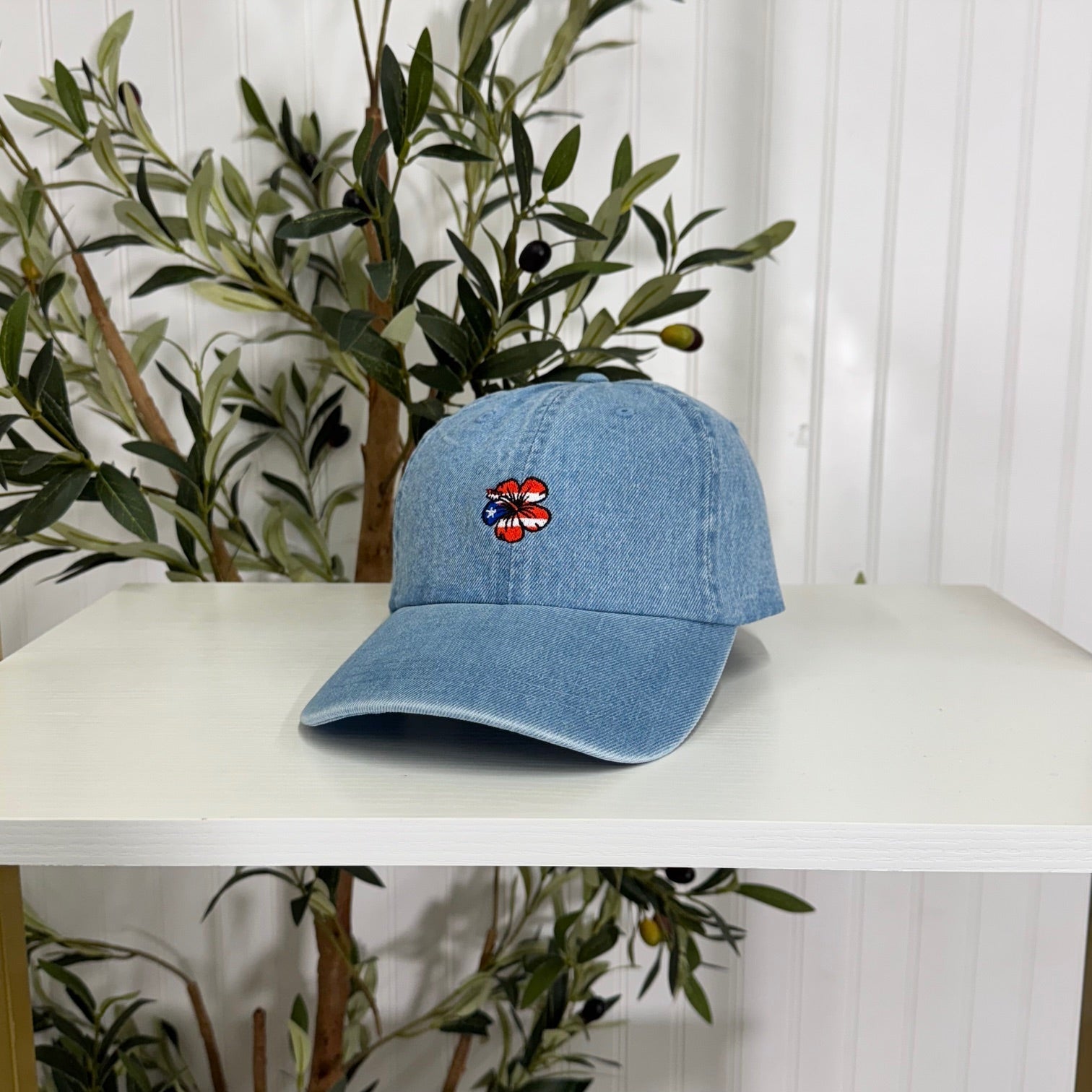 DSY Lifestyle Puerto Rico Amapola embroidered baseball hat