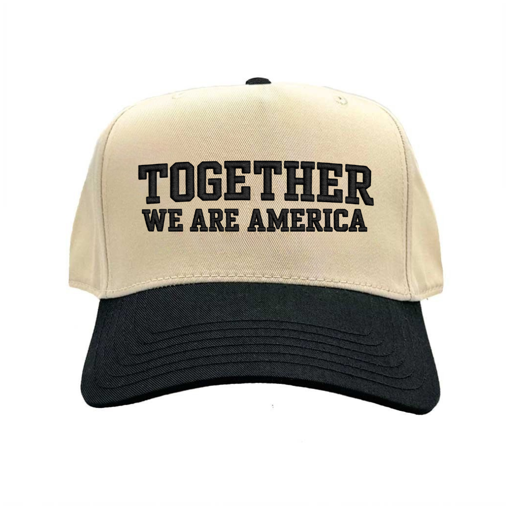 Together We Are America Hat – Unity &amp; Latina Pride Embroidered Baseball Cap