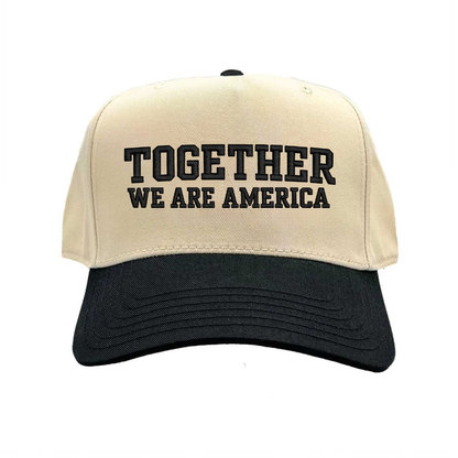 Together We Are America Hat – Unity &amp; Latina Pride Embroidered Baseball Cap
