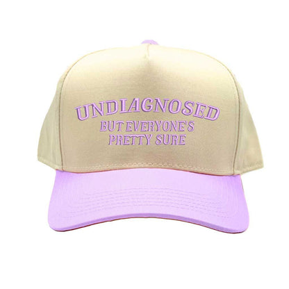 Undiagnosed But Everyone Is Pretty Sure 5-Panel Embroidered Baseball Hat – Bold, Honest, and Unapologetic