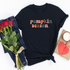 Black tee with pumpkin season printed in the front- DSY Lifestyle