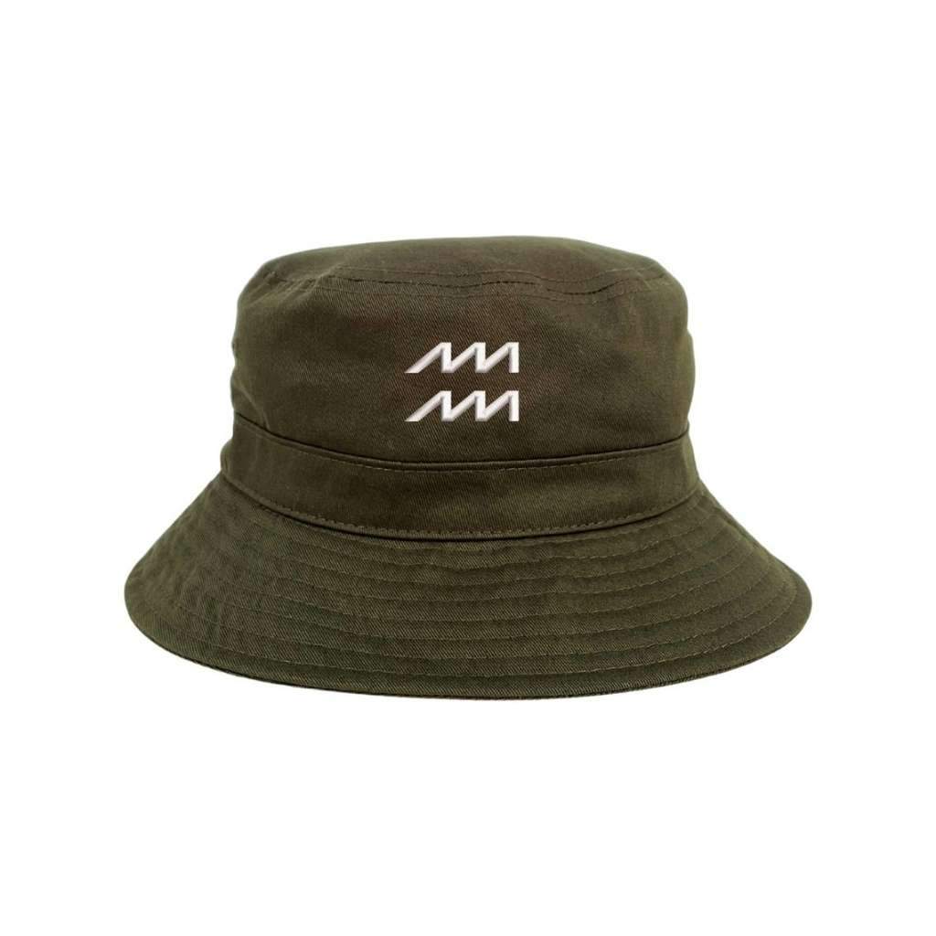 Aquarius embroidered Olive Bucket Hat DSY Lifestyle 