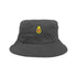 Avocado embroidered grey bucket hat - DSY Lifestyle