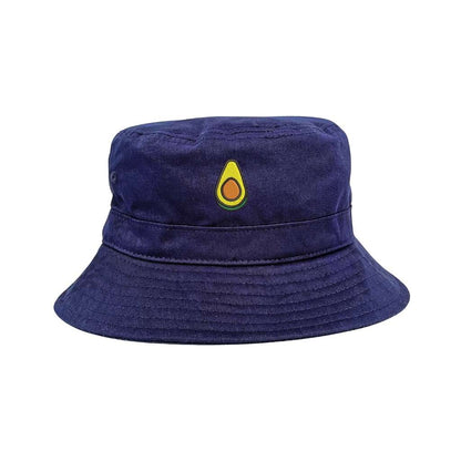 Avocado embroidered navy bucket hat - DSY Lifestyle