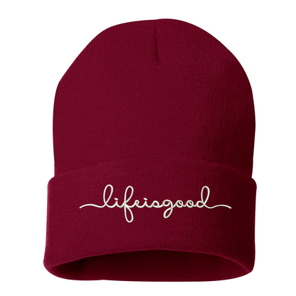 Life is good Cuffed Beanie - Prfcto Lifestyle