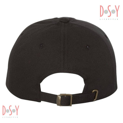 back of baseball cap with brass adjustable buckle - DSY Lifestyle