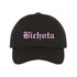 Black Baseball Hat embroidered with Bichota - DSY Lifestyle