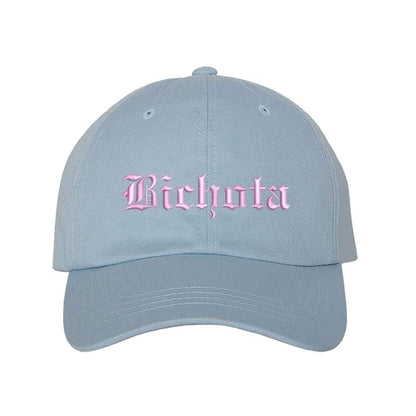 Sky Blue Baseball Hat embroidered with Bichota - DSY Lifestyle
