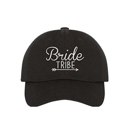 Black baseball hat with bride tribe embroidered in white - DSY Lifestyle