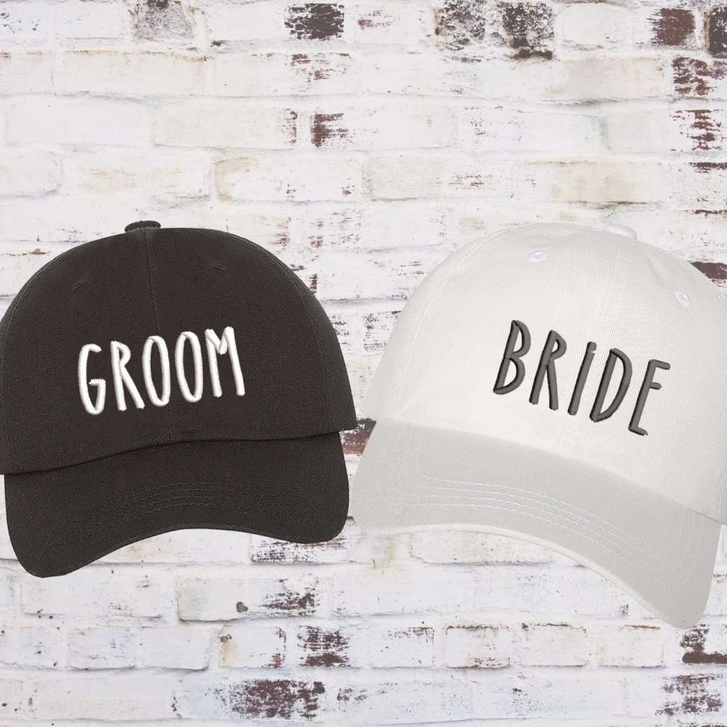 Groom and Bride embroidered baseball cap - DSY Lifestyle
