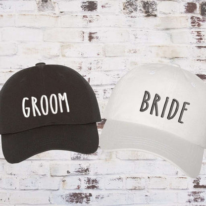 Groom and Bride embroidered baseball cap - DSY Lifestyle