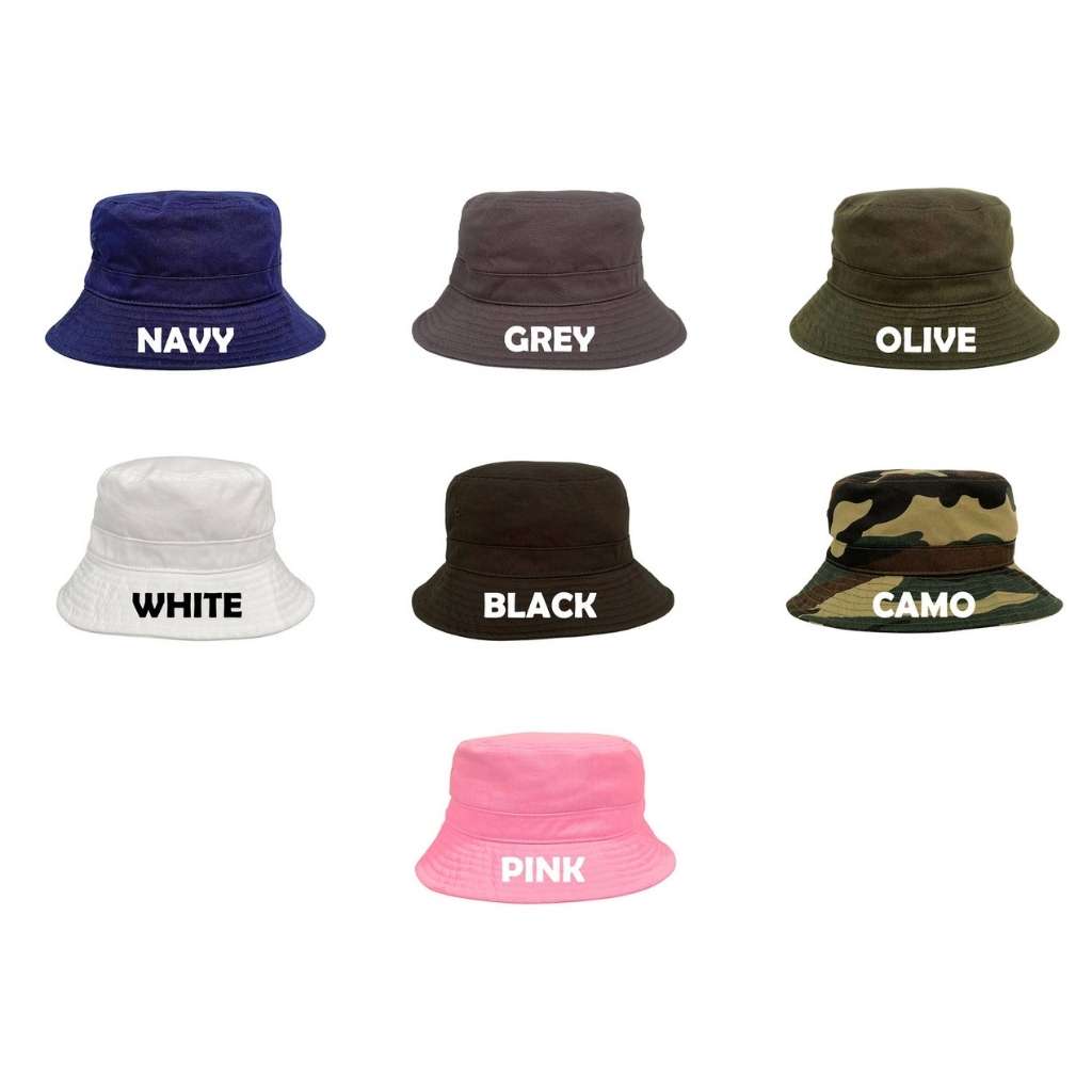 Color chart for bucket hats - DSY Lifestyle