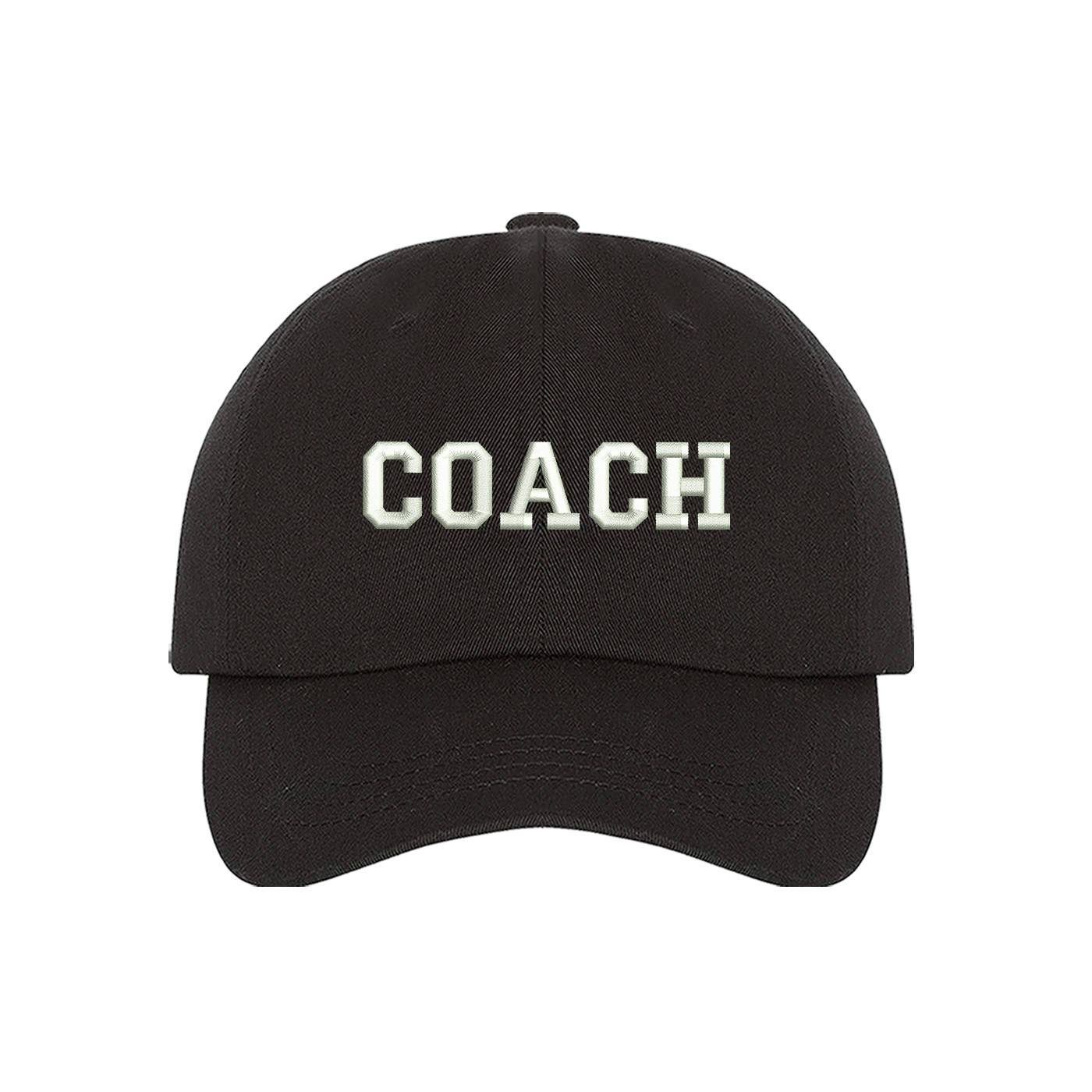 Black baseball hat embroidered with Coach - DSY Lifestyle