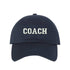Navy baseball hat embroidered with Coach - DSY Lifestyle